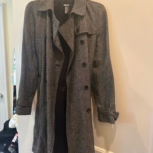 DKNY Black and White Patterned Jacket